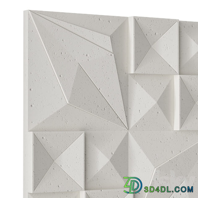 Lava Ash Tile Dimensional Wall Art