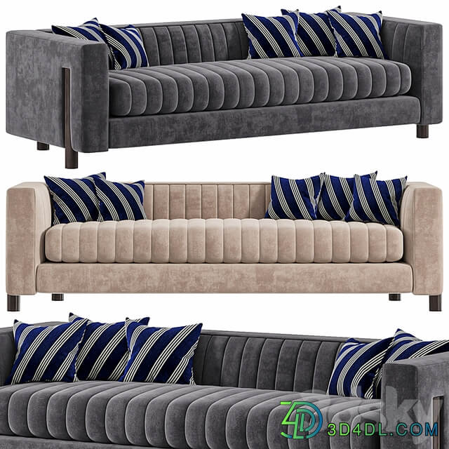 GRAY SOFA SOUTH HILL HOME COLLECTION