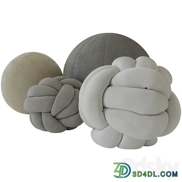Knot pillow and sphere pillow
