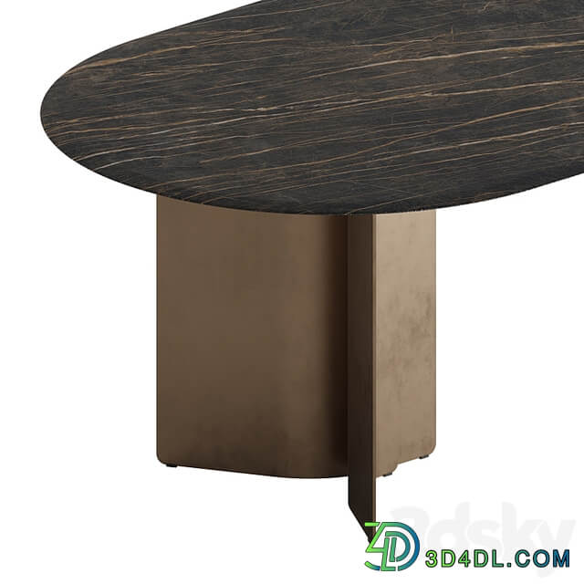 WAVE Oval Table by Marelli