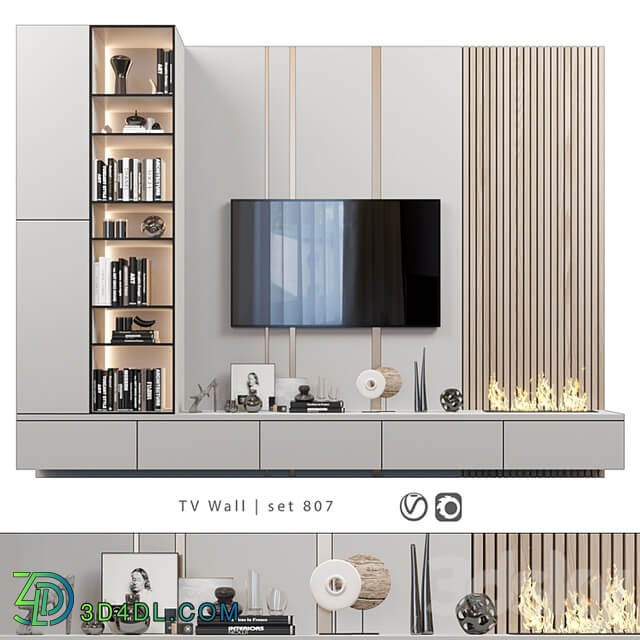 TV Wall | set 807