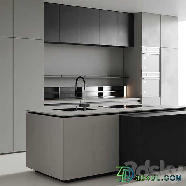 Modern kitchen with island 12