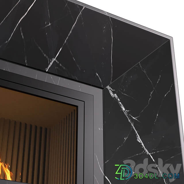 Marble Fireplace in Art Deco style. Marble Fireplace modern ArtDeco