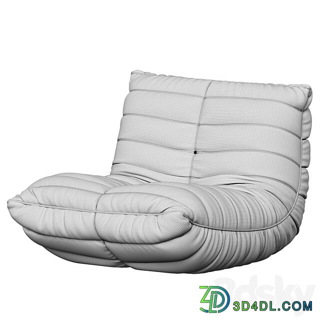 Suede Armless Bean Bag Chair & Lounger by Trule