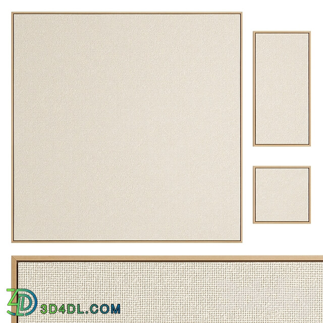 Canvas with wooden frame, ZARA HOME