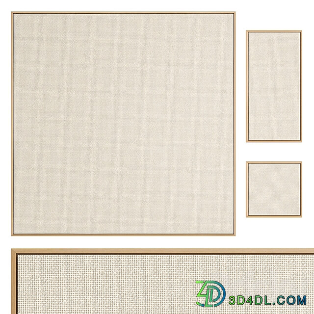 Canvas with wooden frame, ZARA HOME