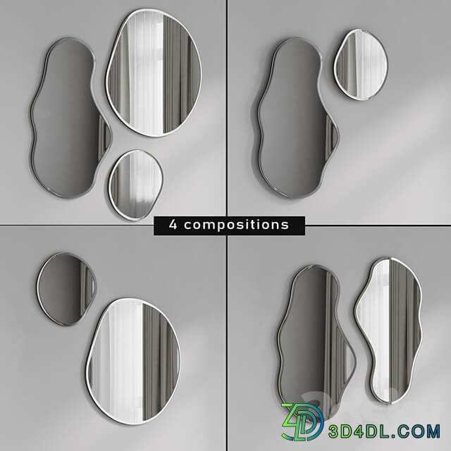 4 compositions of Pond Mirrors