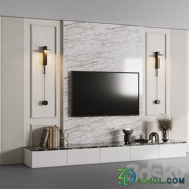 TV Wall Set 04