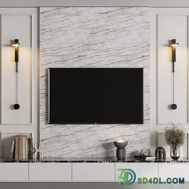 TV Wall Set 04