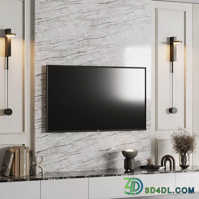 TV Wall Set 04