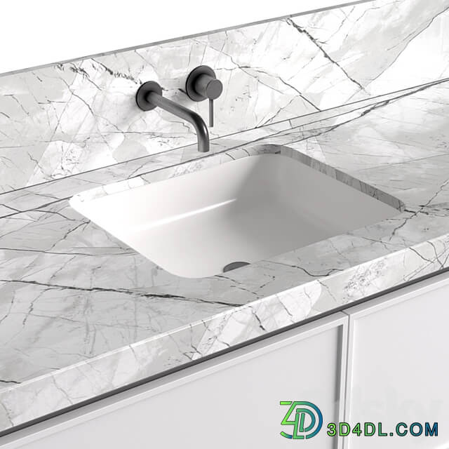 Bathroom Cabinets with washbasins in modern style. Bathroom furniture.Bathroom Sink Cabinets