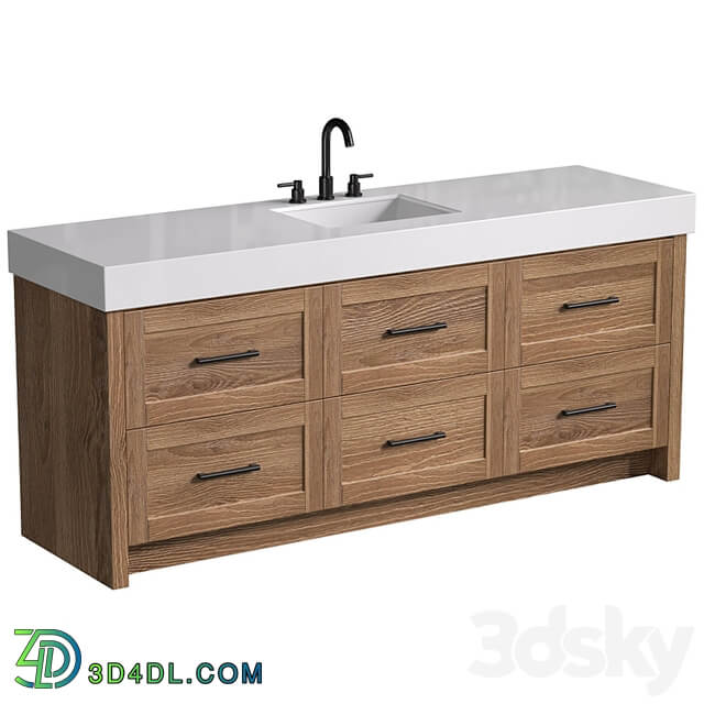 Bathroom Cabinets with washbasins in modern style.Bathroom furniture.Bathroom Sink Cabinets