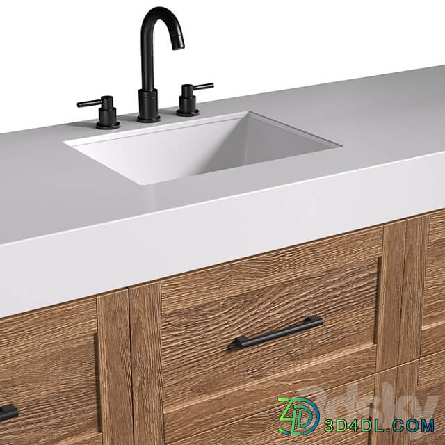 Bathroom Cabinets with washbasins in modern style.Bathroom furniture.Bathroom Sink Cabinets