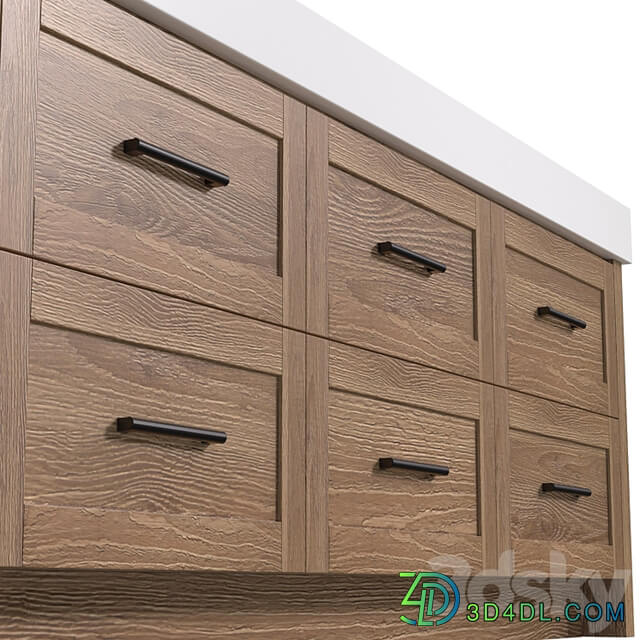 Bathroom Cabinets with washbasins in modern style.Bathroom furniture.Bathroom Sink Cabinets