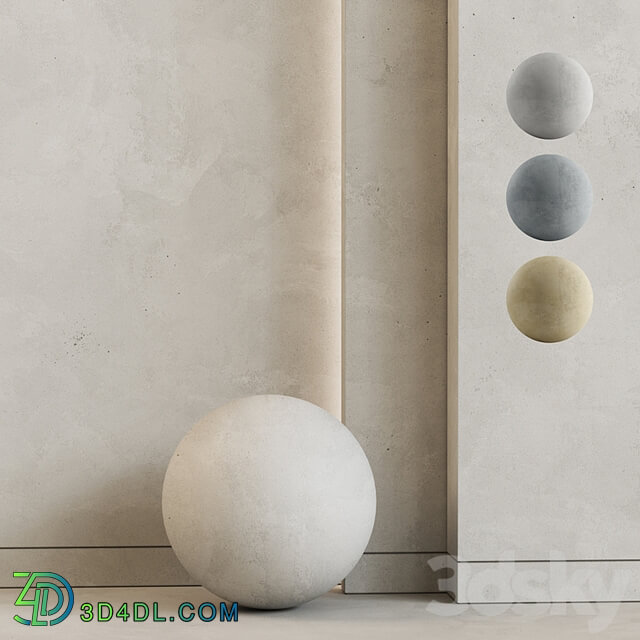 Decorative Plaster 01 by Devran3D