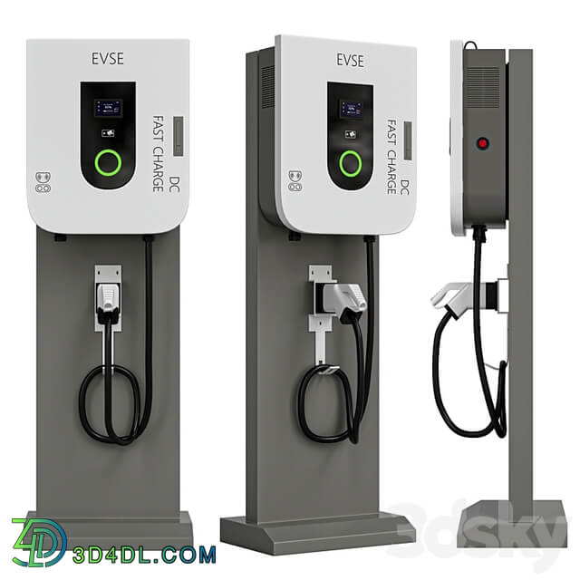 EV Fast Charger Station Adapter Floorstand Wallbox DC