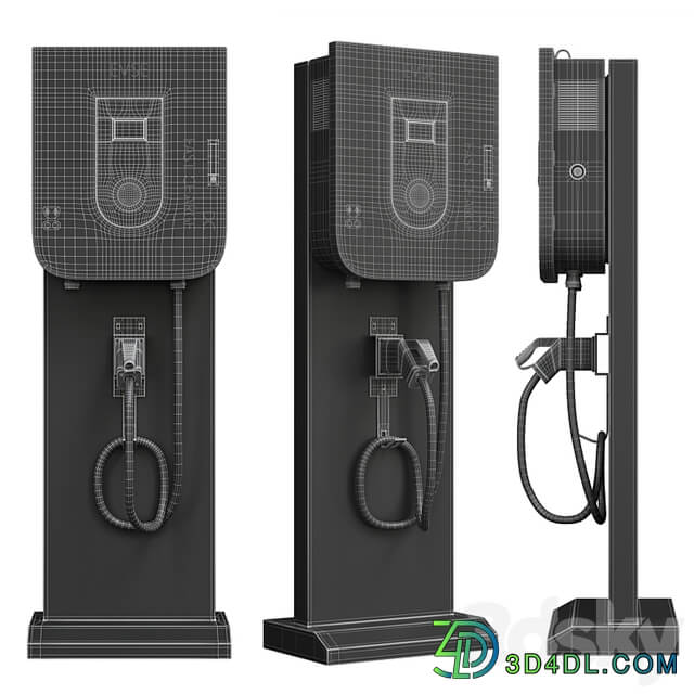 EV Fast Charger Station Adapter Floorstand Wallbox DC