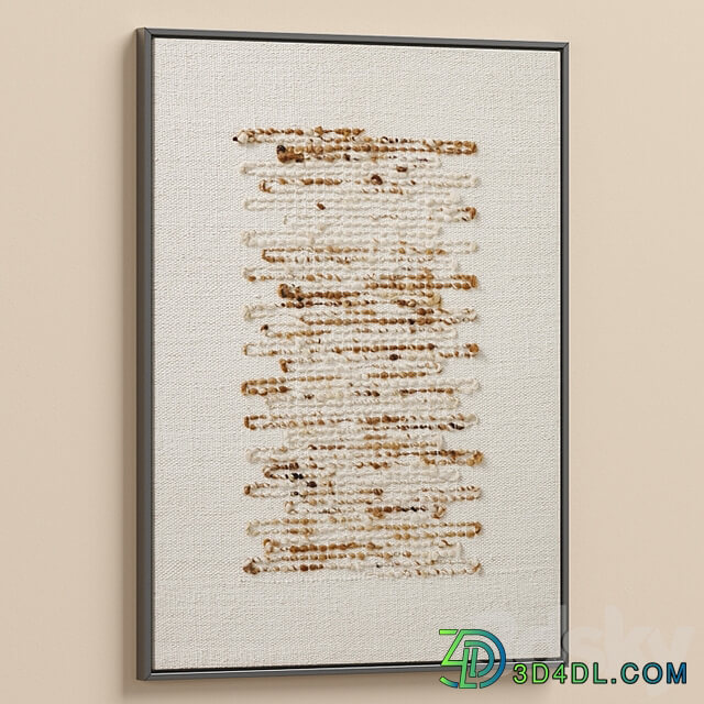 Calm Linen Textural Neutral Wall Art C 828