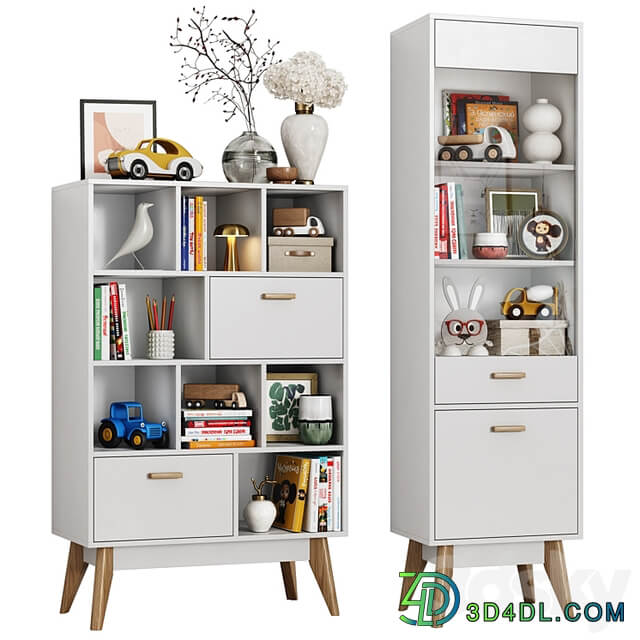 Shelving and showcase Nordic Scandi (Scandica Horten)