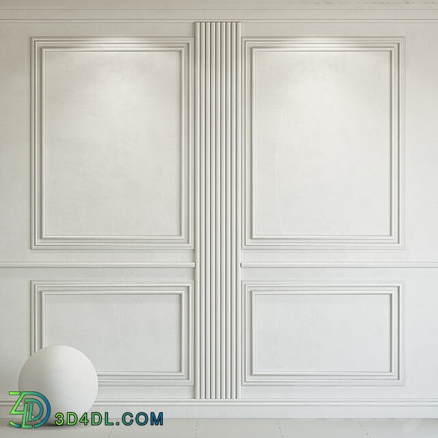 Decorative plaster with molding 275