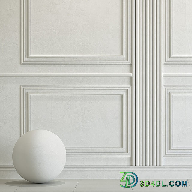 Decorative plaster with molding 275