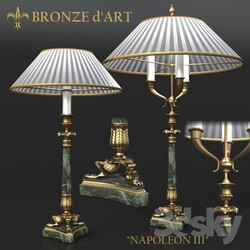 Lamps Napoleon III 990 990bis Bronze d Art 