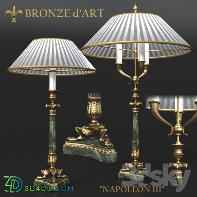 Lamps Napoleon III 990 990bis Bronze d Art