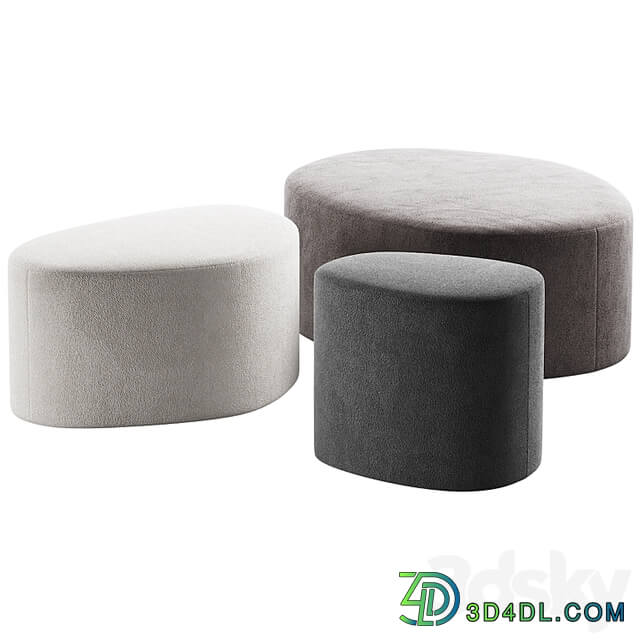 284 seating pouf Swole Ottoman by bludot 00