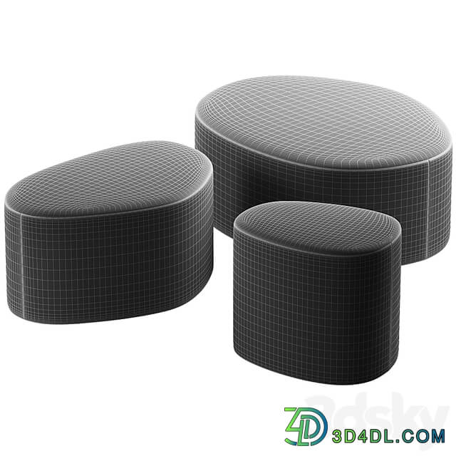 284 seating pouf Swole Ottoman by bludot 00