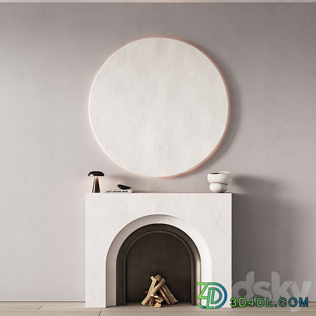 291 fireplace area decorative wall 09 minimal modern classic 00