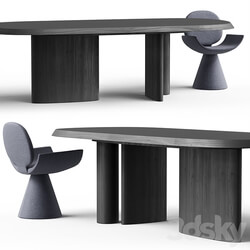 Padiglioni table and Youpi chair by BONALDO 