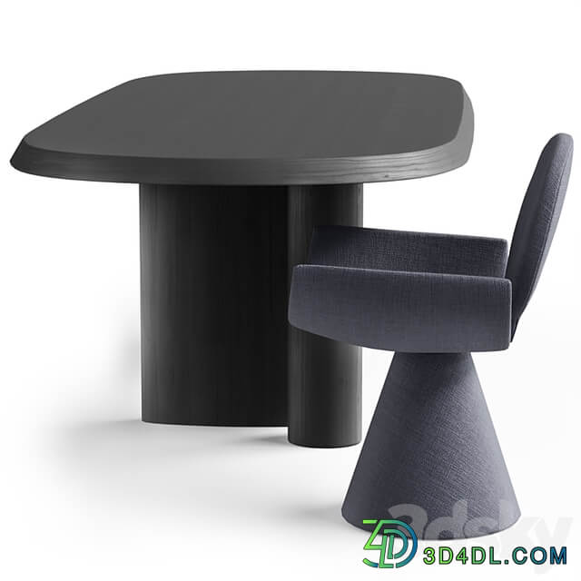 Padiglioni table and Youpi chair by BONALDO