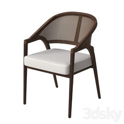 Aimee Dining Arm Chair in Cinder 