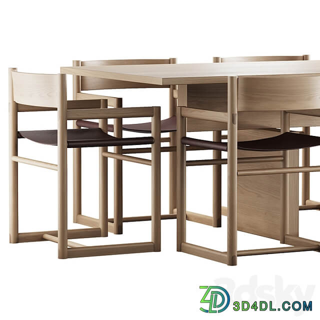 331 Resident Plane Dining Table and Resident Passenger Chair