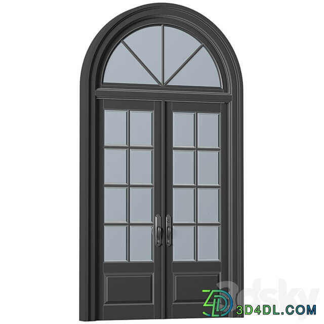 Arc Classic Entrance Doors.Entrance to the house.Front Door.Arched Opening Window.Outdoor Entrance classic door.External Doors. Exterior Door.Street Doors