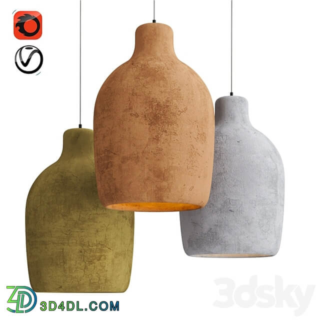 Wabi sabi pendant lamp