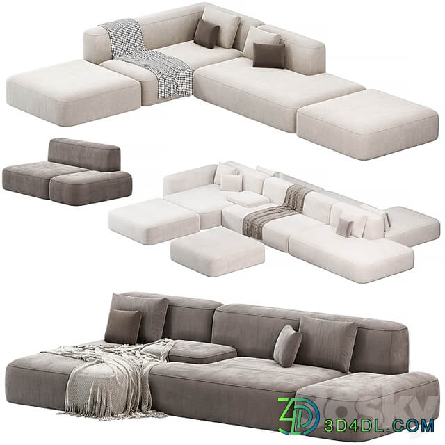 Lema Cloud Modular Sofa Set by lemamobili, sofas