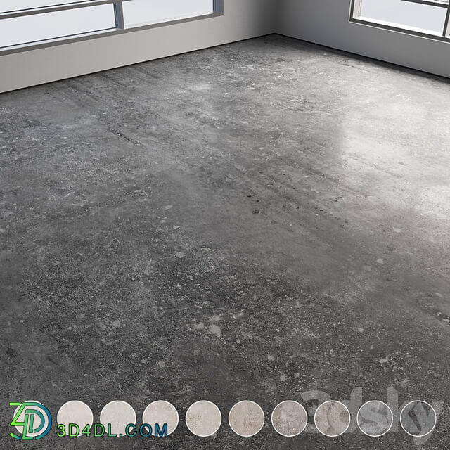 Self leveling concrete floor No. 22