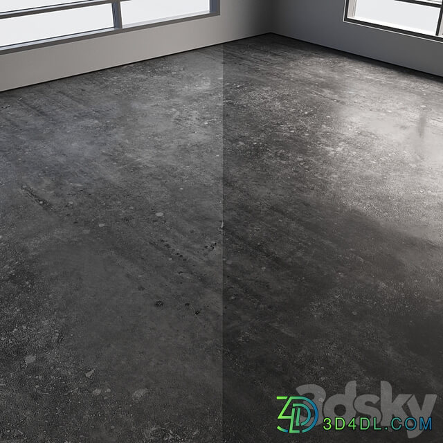 Self leveling concrete floor No. 22