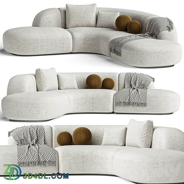 Sofa Eichholtz Sofa Bjorn Boucle Sand