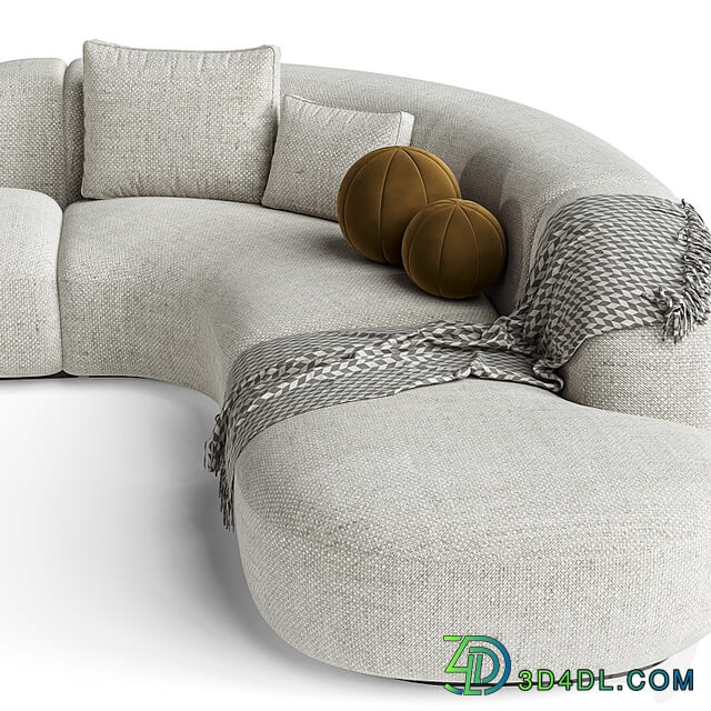 Sofa Eichholtz Sofa Bjorn Boucle Sand