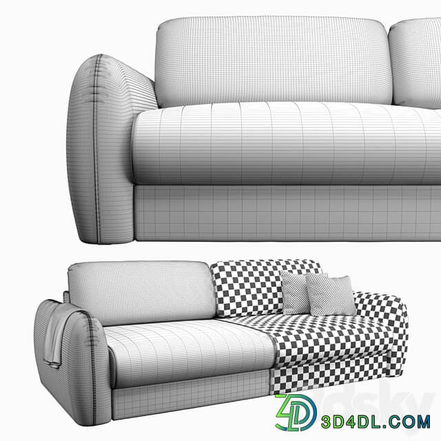 Sofa Biani Velvet Terra