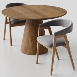 Trevor Chair and Laurie Table by Deephouse 