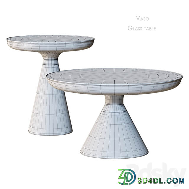 Vaso Glass Cosmorelax coffee table