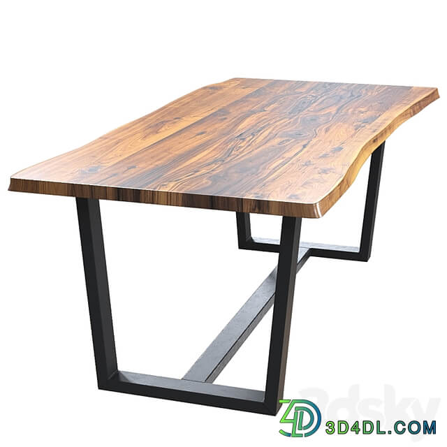 Wooden table slab