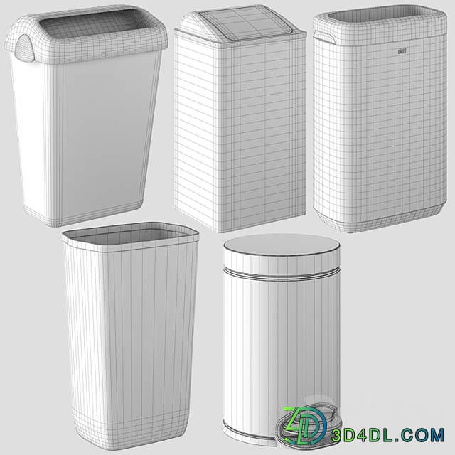 Waste bin set set 181