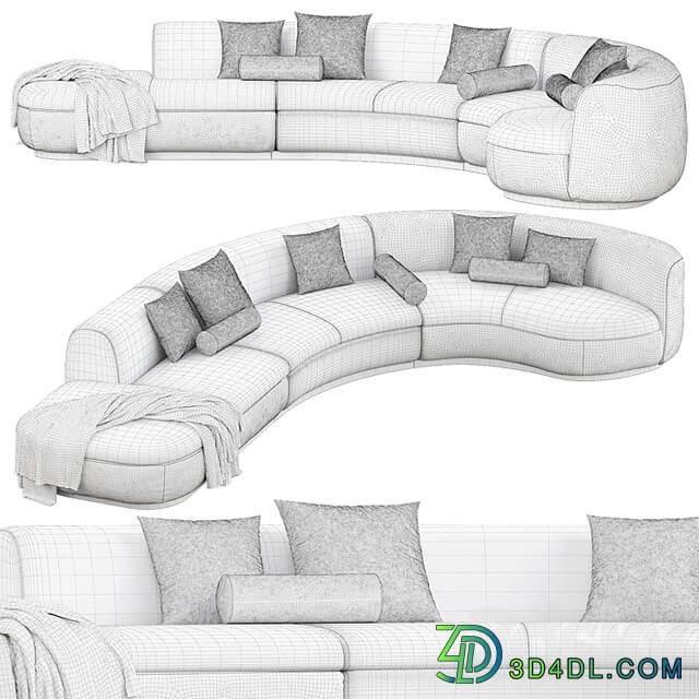 Baxter Piaf Sofa Set 3