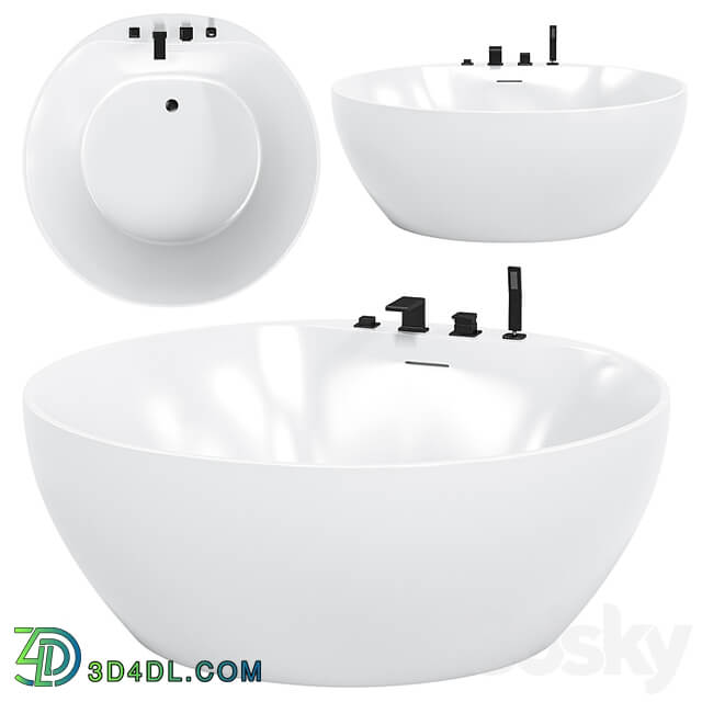 Acrylic bathtub ABBER AB9280