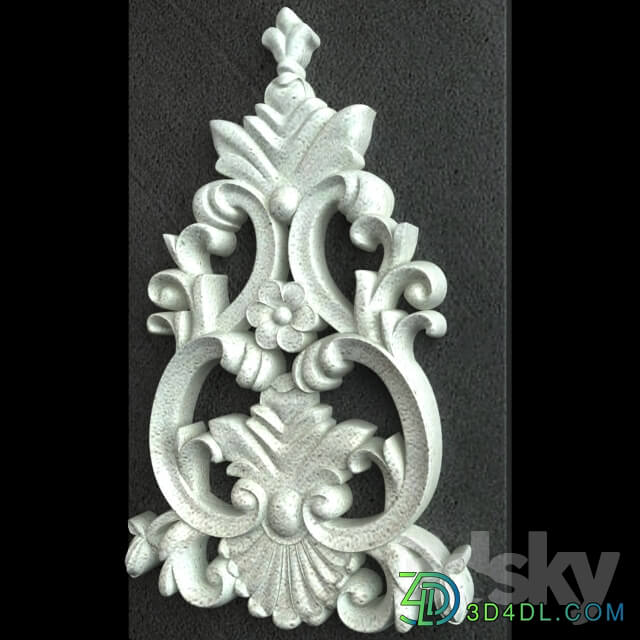 Classic Carving Ornamment 001