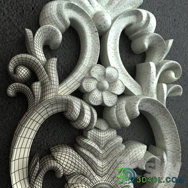 Classic Carving Ornamment 001